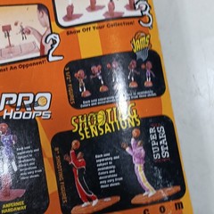 Mattel NBA Pro Hoops Anfernee Hardaway Orlando Magic #1 Figure w/ Ball & Hoop