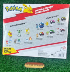 Pokemon Jazwares Battle Ready Multi-Pack 8 Figure Butterfree Pikachu Fuecoco NEW