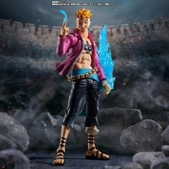 1PCS Bandai S.H.Figuarts One Piece Marco Battle of Marineford Action Figure In