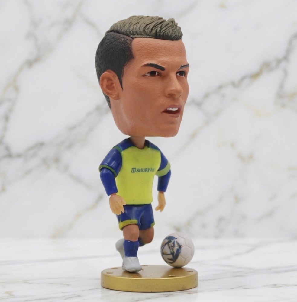 Cristiano Ronaldo CR7 Al-Nassr 2.5″ Soccer Figure Football Star Mini Collectible