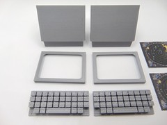 Custom 1:12 Scale Control Room Mission 4pc Radar Monitor TYPE2 Diorama Prop Set