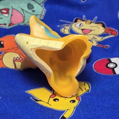 Pokemon Dragonite Bag Figure Finger Puppet 1999 Nintendo Bandai Vintage Japan