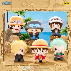 Kayou One Piece All Crew Hand Held Series 7.9 in Plush Doll Toy Gift Collectible