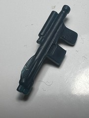 VINTAGE KENNER STAR WARS 1980 V4 IMPERIAL IG-88 BLASTER GUN COMPLETE TRANSLUCENT