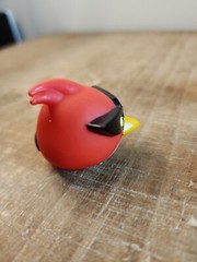 Angry Birds Lot Of 4 Vinyl PVC Plastic Figures. Keychain