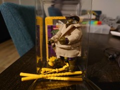 1994 Playmates TMNT Undercover Donatello Yellow accessories w/Card Complete vint