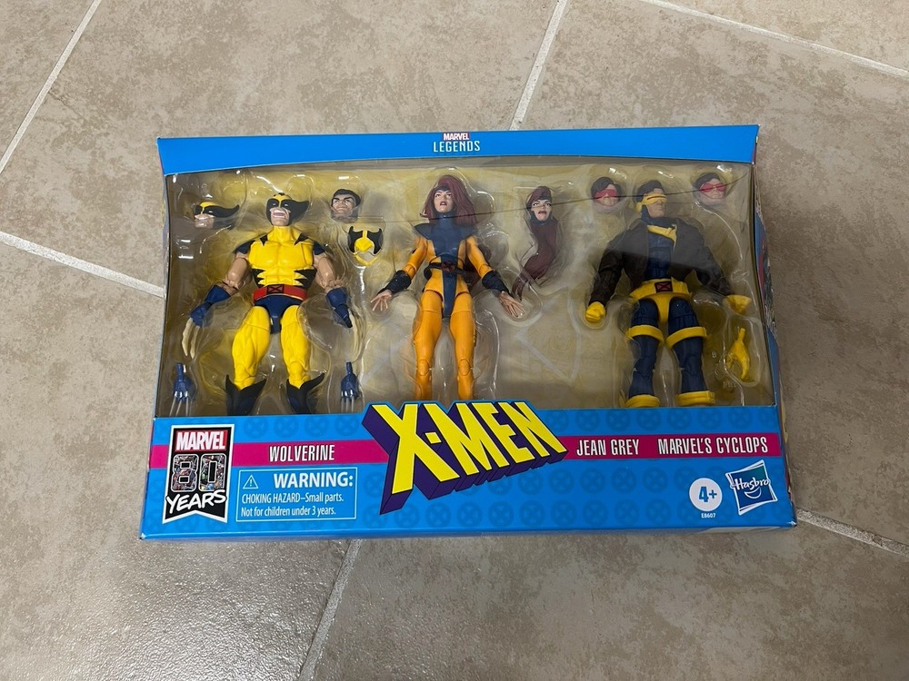 Marvel Legends Series X-Men: Wolverine, Jean Grey, Marvel’s Cyclops 3 Pack