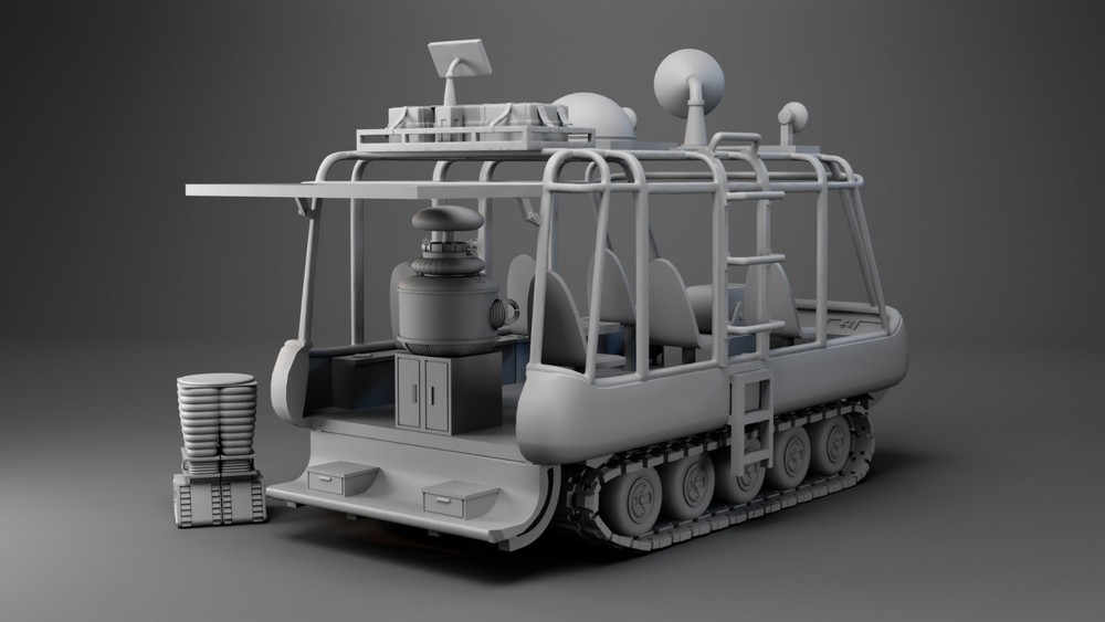 Lost In Space CHARIOT 1:35 Set includes Figures, Rear Door Option 1:35 3D Print