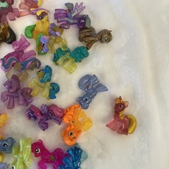 My Little Pony Blind Bag Lot of 47 Mini 2″ MLP Figures w/ Glitter & Transparent