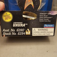 Playmates Toys Star Trek Starfleet Edition Lieutenant Uhura Action Fig VTG NOS