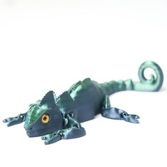 8.3inch 3D Printed Lizard Model,Articulated Animals Figure,Fidget Toy Home Decor
