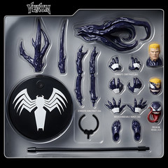 Mess Toys Venom Lethal Neighbor 1/12 Scale Symbiote Action Figure Toy