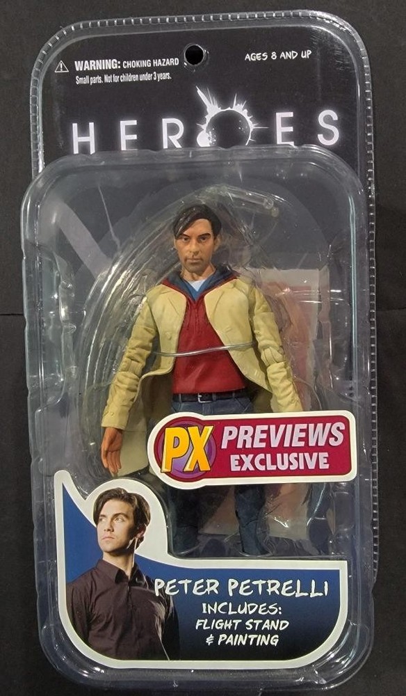 HEROES TV SHOW PETER PETRELLI PREVIEWS EXCLUSIVE ACTION FIGURE
