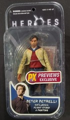 HEROES TV SHOW PETER PETRELLI PREVIEWS EXCLUSIVE ACTION FIGURE