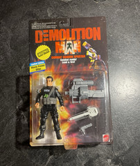 Mattel Demolition Man Spartan Combat Cannon Action Figure Limited Edition Gun