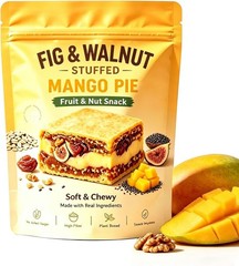 Fig & Walnut Stuffed Mango Pie, 250g Fig and Walnut Bars with Black Sesame ,