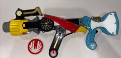 Power Rangers Ninja Storm Deluxe Storm Striker Cosplay Weapon Tested Badge