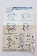 Small lot vintage 80s GI Joe toy pamphlets instructions advertisement