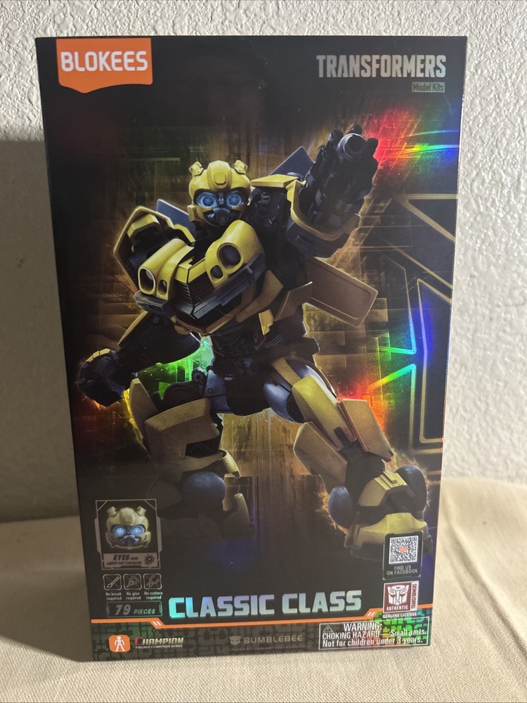 Blokees Transformers Classic Class Bumblebee Model