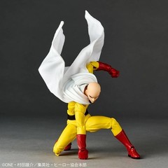 Kaiyodo Revoltech Amazing Yamaguchi One Punch Man SAITAMA with Bonus Parts New