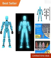 Lucky 13 Mini Robot Action Figure – Durable, Customizable, 6 Inch Delight