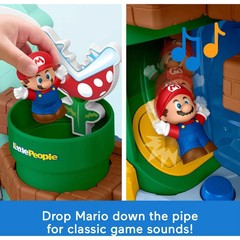 Fisher-Price Little People My Mario Adventure Playset, Musical Toy N-A1R5S4