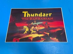 THUNDARR THE BARBARIAN RETRO 80s CARTOON POSTER PIN UP BRAND NEW.