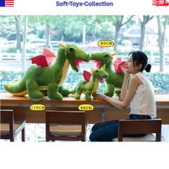 Dragon Plush Toy Soft Stuffed Animal Fantasy Dinosaur Kids Gift 24/32inch