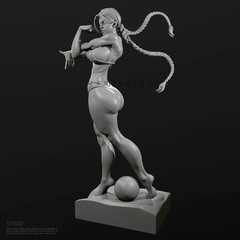 50mm Resin Model Kit Beauty Figure Unpainted 3D Print TD-6525 DIY