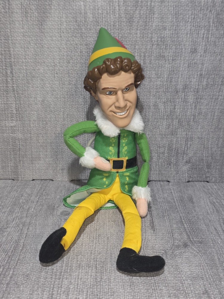 Buddy, the Elf Movie Talking Plush with 15 Phrases, Will Farrell Pull Plush