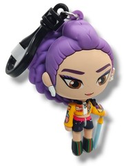 Monogram KPop Demon Hunters 3D Figural Foam Bag Clip HUNTR/X Rumi
