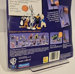 Vintage 1996 Playmates Space Jam Swackhammer and Tweety Bird Action Figure Set