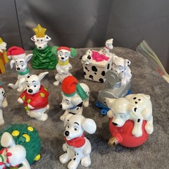 Vintage Disney’s/ Mc Donald’s PVC Toys Lot Of 20 Christmas Theme 101 Dalmatians