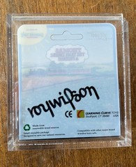 Learning Curve Wood Thomas Train Flat Magnet Rusty! Undated Wheels! Signed!