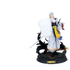 Anime Inuyasha GK Kikyou Sesshoumaru PVC Model Boxed Figurines Statues Ornament