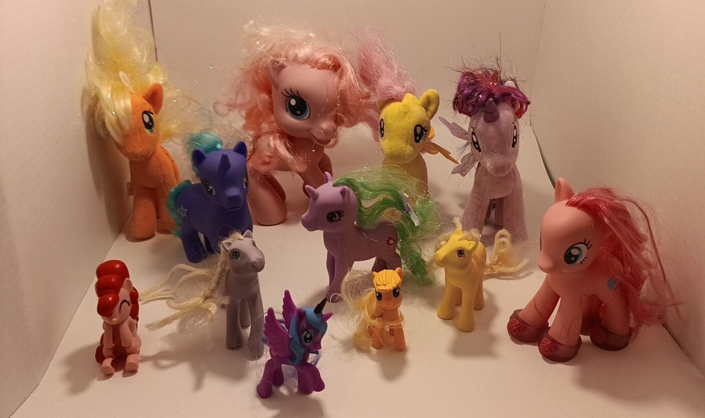 My Little Pony Lot- Mlp 12 Ponies! – Various Sizes Fast Shipping Vtg To Current