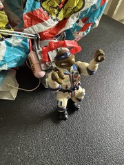 1991 TMNT Don’s Pizza Powered Parachute Playmates, Box,Read Description, Vintage