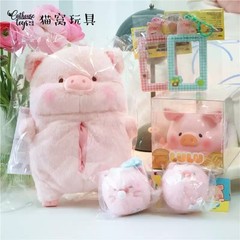 Lulu The Piggy 3.3In 3.9In Slow Rebound Blow Bubbles Squishy Plush Pendant