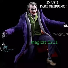 The Dark Knight Heath Ledger Joker 1/6 Cloth Movable Figure Collection US STOCK!