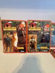 Sealed Kenner Robin Hood Net Launcher Bola Bomber 8 Figures Sealed! Lot (C) 1991