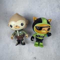 Fisher-Price Octonauts 8 Figure Lot Gup-B Submarine Kwazaii Captain Barnacles