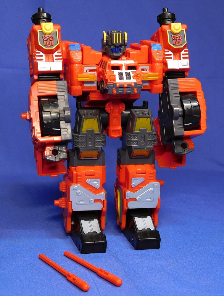 TRANSFORMERS ARMADA OVERLOAD COMPLETE WITH ROLLOUT MINICON & MISSILES 2003 WORKS