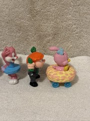 (5) Tiny Toons PVC Cake Topper Figures Lot 90s Applause Babs Sweety Dizzy Max