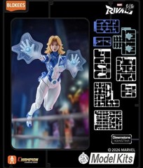 Blokees Champion Class Invisible Woman Marvel Rivals Model Kit Figure