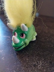 Lot Of 2-Land Of The Trolls-Troll O Saurus+Green Dinosaur