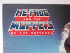 He-Frog Poster Kermit as He-man Masters of the Universe Vtg 1980’s muppet