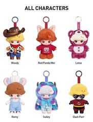 POP MART DIMOO WORLD x PIXAR Series Vinyl Plush Doll Pendant Figure NEW Open Box