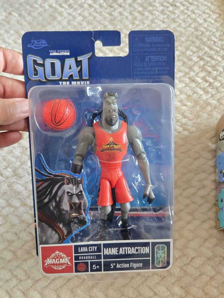 *NEW* Jada Toys Goat The Movie MANE ATTRACTION 5″ Action Figure w/ Roarball (D3)