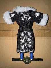WWE Defining Moments NATURE BOY RIC FLAIR Black Robe BIG GOLD BELT 2014 NWA WWF