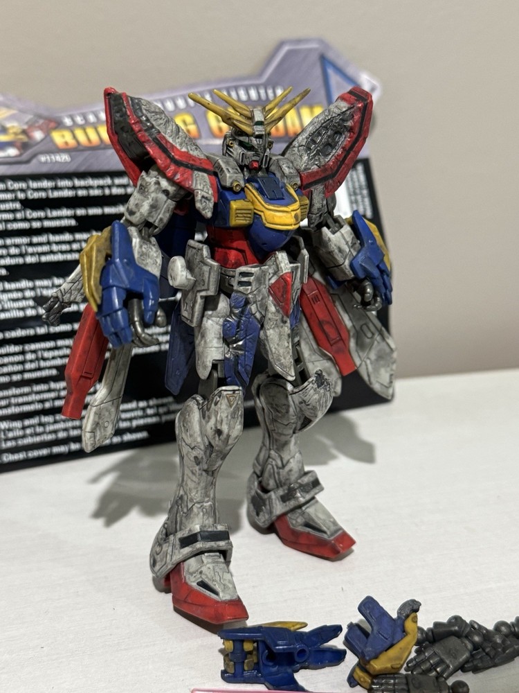 Battle Scarred Burning Gundam MSIA Bandai